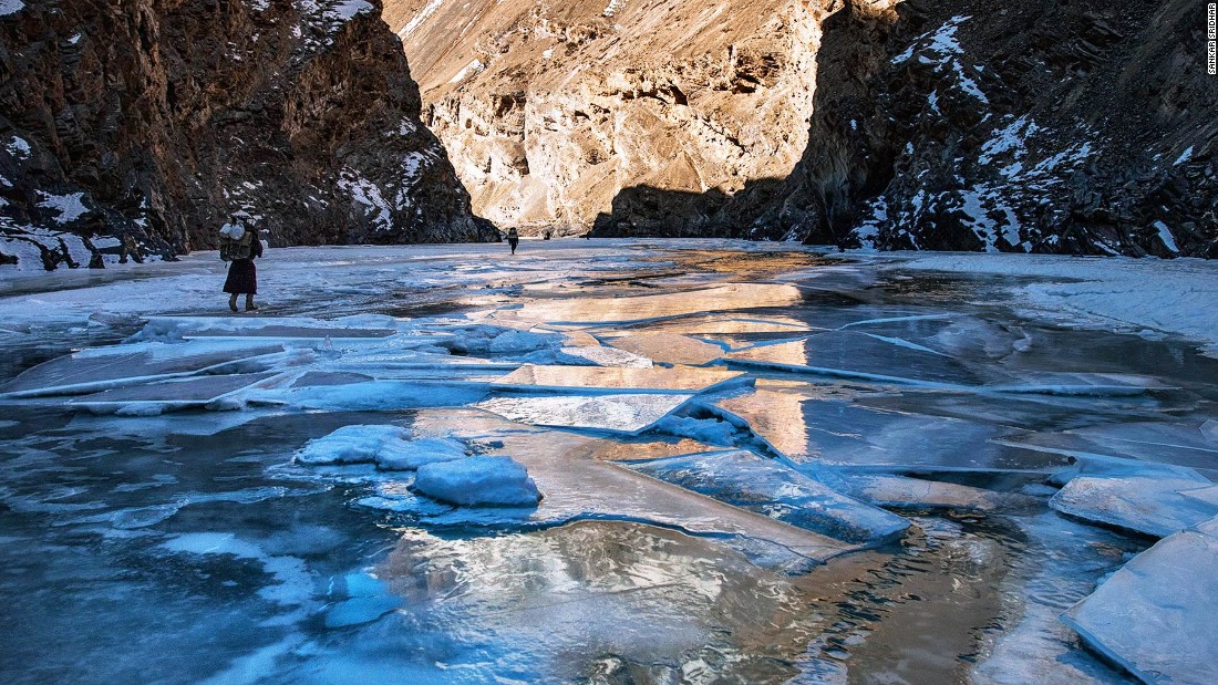 Chadar Trek Frozen River